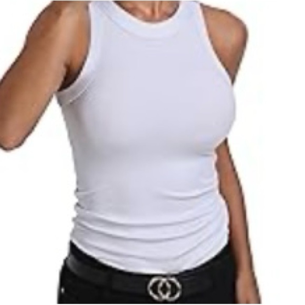 White Sleeveless Women's Top